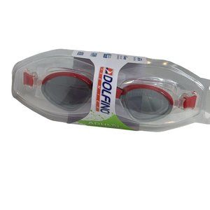 Dolfino Striker Silicone Swim Goggles Adult Ages 12+ UV400 Protection Latex Free
